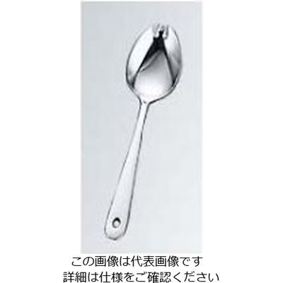 江部松商事 KK 18ー8 #4400 無地 給食スプーン 穴明 61-6764-60 1個（直送品）