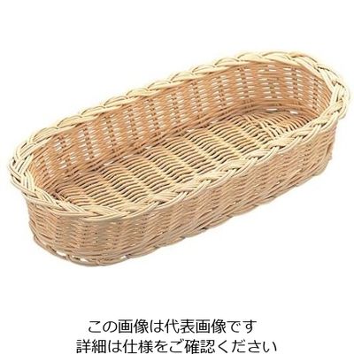 萬洋 籐 カトラリーケース 16ー434 小判(280×H50) 61-6767-33 1個（直送品）