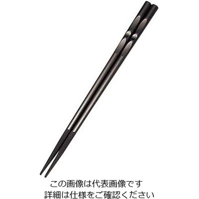 江部松商事 ポリアミド タフスティック 角 箸 黒 525 61-6768-89 1組（直送品）