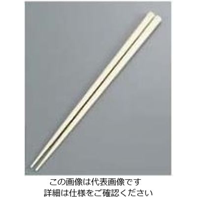 曙産業 抗菌 六角 箸 すべり止め付 24cm アイボリー 61-6769-31 1組（直送品）