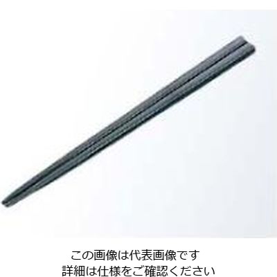 蝶プラ工業 金剛箸 19cm ブラック PPS製 61-6769-46 1組（直送品）