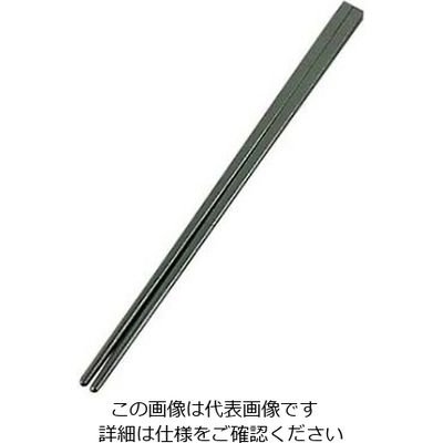 江部松商事 リサイクル箸 プレーン 25cm 緑 61-6770-34 1組（直送品）