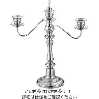 三宝産業 UK 18ー8 V型 キャンドルスタンド 3本立 61-6773-89 1個（直送品）