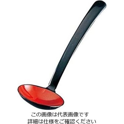 江部松商事 メラミン 和風塗り レードル 黒内朱 61-6771-12 1個（直送品）