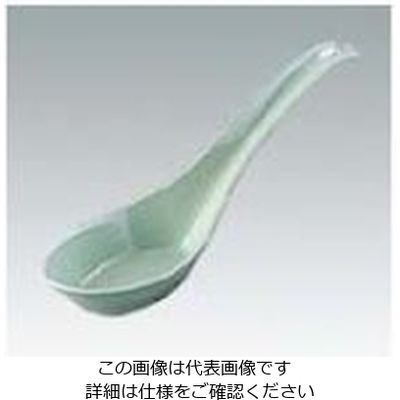 エンテック メラミンレンゲ DX 小 青磁 Cー77 61-6771-42 1個（直送品）