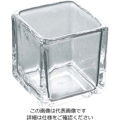 金光味噌 キャンドルホルダーキュービック S1175ーW 61-6772-92 1個（直送品）