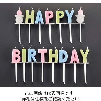 カメヤマ ハッピーバースデーキャンドルギフト B5534ー00ー00 61-6773-77 1個（直送品）