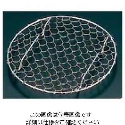 江部松商事 18ー8 手編み亀甲 足付 目皿 13cm 61-6775-94 1個（直送品）