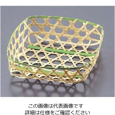 萬洋 六ツ目角 珍味入れ(緑)18ー603A 61-6776-38 1個（直送品）
