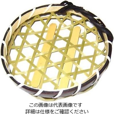 萬洋 竹 青六ツ目 カズラ付 珍味入れ 61-6776-41 1個（直送品）