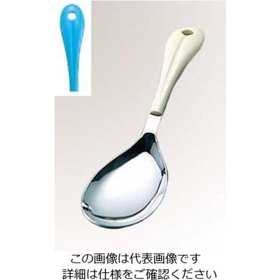 ワダコーポレーション 18-8 楽らく サーバー 穴なし ブルー 61-6787-18 1個（直送品）