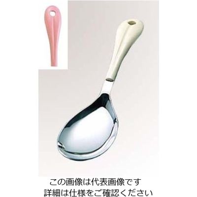 ワダコーポレーション 18-8 楽らく サーバー 穴なし ピンク 61-6787-20 1個（直送品）