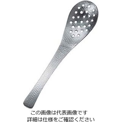 ワダコーポレーション 18ー8 和味 槌目入 レンゲスプーン 穴明 61-6787-54 1個（直送品）