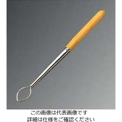 江部松商事 木柄 チョコレートフォーク 木の葉型 No.6 61-6790-88 1個（直送品）