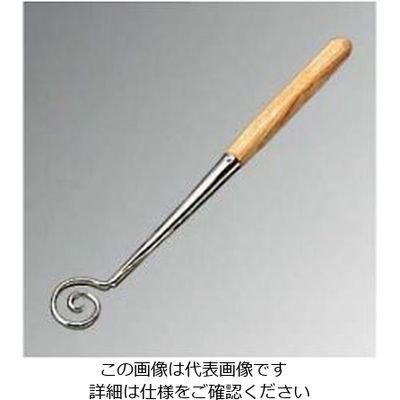 江部松商事 木柄 チョコレートフォーク うず巻型 No.9 61-6790-91 1個（直送品）