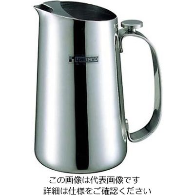 山崎金属工業 18ー8 リッチ ウォーターピッチャー RCー02 1L 61-6793-30 1個（直送品）
