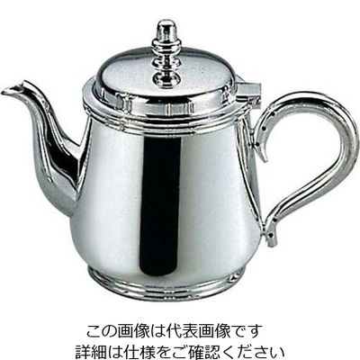 江部松商事 H 洋白 東型 ティーポット 10人用 三種メッキ 61-6795-63 1個（直送品）