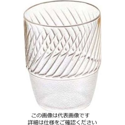 江部松商事 ポリカーボネイト 筋入コップ PCー22 クリア 61-6798-67 1個（直送品）