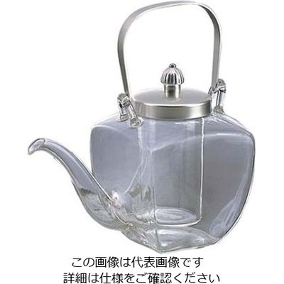 廣田硝子 角 ちろり(氷用ナカゴ付)銀ソフト 154ーSLF 61-6799-81 1個（直送品）