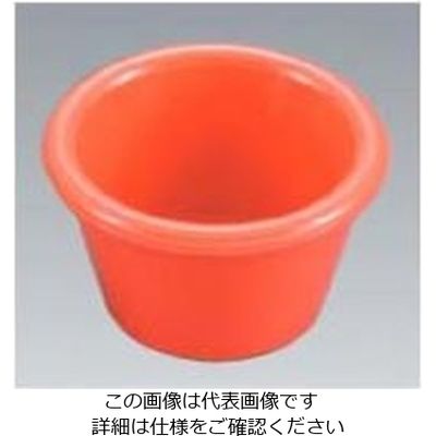 江部松商事 ジェスナーラメキン プレーン(メラミン)0393 オレンジ 3oz 61-6814-38 1個（直送品）