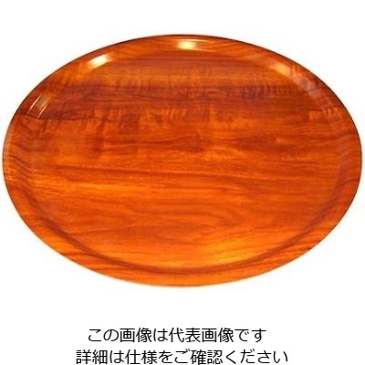 CAMBRO ユーロラミネートトレイ 丸 CA4300E76 ウォルナッツ 61-6808-81 1個（直送品）