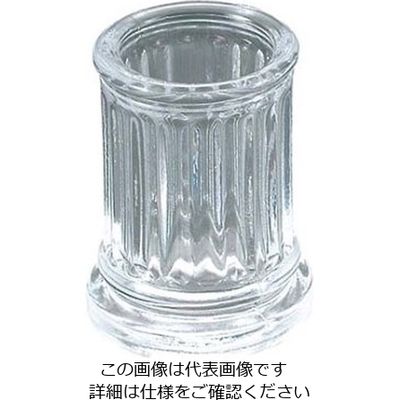 二ノ宮クリスタル 80N ようじ立て(蓋無)スキ ガラス製 61-6822-05 1個（直送品）