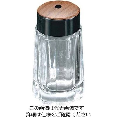 二ノ宮クリスタル 69 木目 ようじ入れ ガラス製 61-6822-08 1個（直送品）