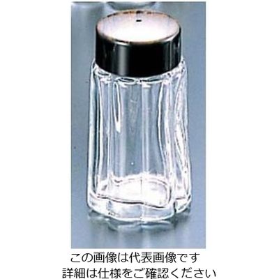 二ノ宮クリスタル 69 木目 塩入れ ガラス製 61-6822-09 1個（直送品）