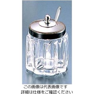 二ノ宮クリスタル 69 木目 からし入れ ガラス製 61-6822-11 1個（直送品）