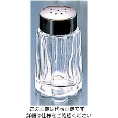 二ノ宮クリスタル 69 木目 こしょう入れ ガラス製 61-6822-10 1個（直送品）