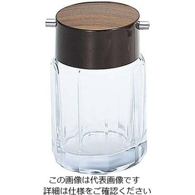 大塚硝子 木目 ソース入 ガラス製 MOー2 61-6821-45 1個（直送品）
