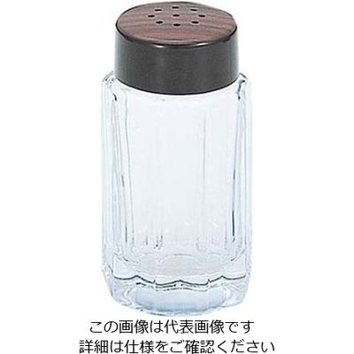 大塚硝子 十角 木目胡椒入 ガラス製 MOー5 61-6821-48 1個（直送品）