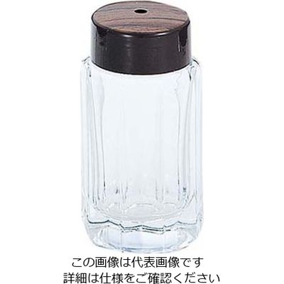 大塚硝子 十角 木目楊枝入 ガラス製 MOー6 61-6821-49 1個（直送品）