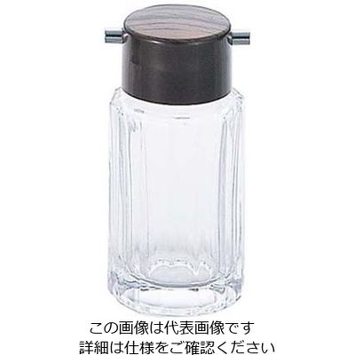 大塚硝子 十角 木目豆正油入 ガラス製 MOー11 61-6821-52 1個（直送品）