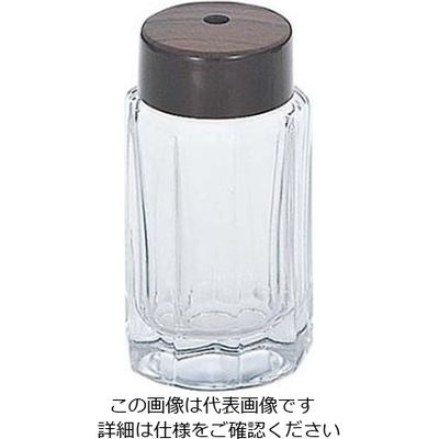 大塚硝子 十角 木目唐辛子入 ガラス製 MOー10 61-6821-51 1個（直送品）