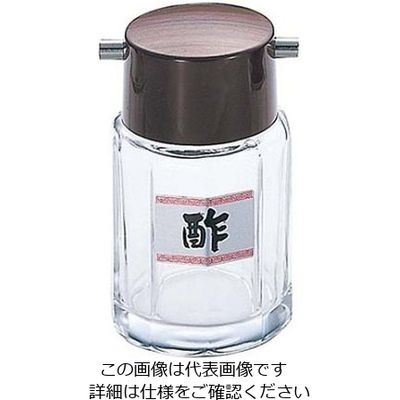 大塚硝子 #21 木目 酢瓶 ガラス製 61-6821-53 1個（直送品）