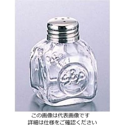 エムタカ 塩・こしょう入れ No.428 ガラス製 61-6823-09 1個（直送品）