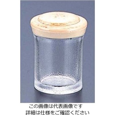 若泉漆器 プーケット・ウッディ 塩入れ 3ツ穴 Yー4W 1ー774ー6 61-6825-18 1個（直送品）