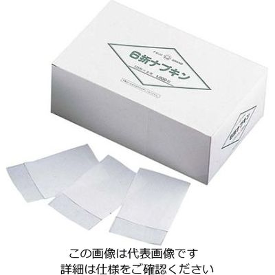 尚美堂 6ツ折ナフキン 白 1000枚箱入 61-6829-72 1組(1000枚)（直送品）