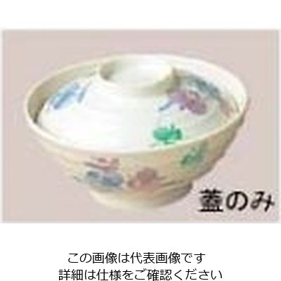 エンテック メラミン和食器 すみれ 丼 小 蓋 VOー18B 61-6833-61 1個（直送品）