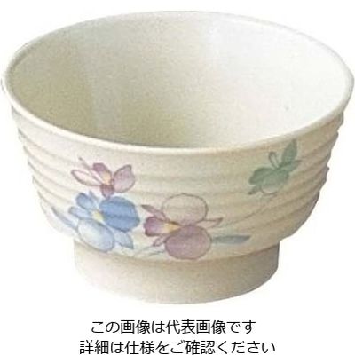 エンテック メラミン和食器 すみれ 羽反り小鉢 VOー11A 61-6833-64 1個（直送品）