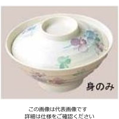 エンテック メラミン和食器 すみれ 茶漬椀 身 VOー1 61-6833-71 1個（直送品）