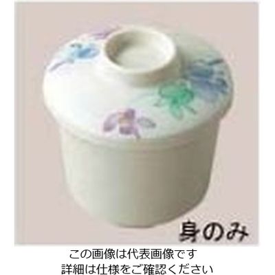 エンテック メラミン和食器 すみれ 蒸し椀 大 身 VOー42 61-6833-76 1個（直送品）
