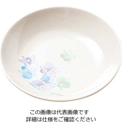 エンテック メラミン和食器 すみれ 丸皿 12cm VOー23 61-6833-83 1個（直送品）