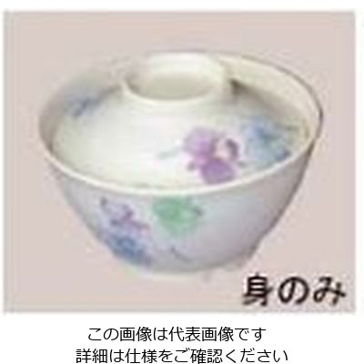 エンテック メラミン和食器 すみれ ごはん丼 小 身 VOー58A 61-6833-95 1個（直送品）