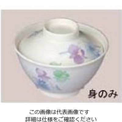 エンテック メラミン和食器 すみれ ごはん丼 大 身 VOー57A 61-6833-97 1個（直送品）