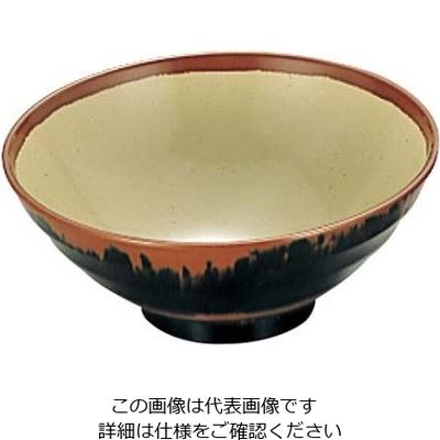 エンテック メラミン和食器 長次郎窯 小丼 ANー63 G内若草 61-6835-63 1個（直送品）