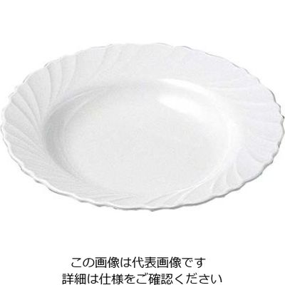 エンテック メラミン食器 ドレープ スープ皿 DPー18 61-6835-78 1個（直送品）