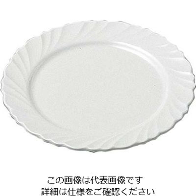 エンテック メラミン食器 ドレープ ライス皿 DPー12 61-6835-81 1個（直送品）
