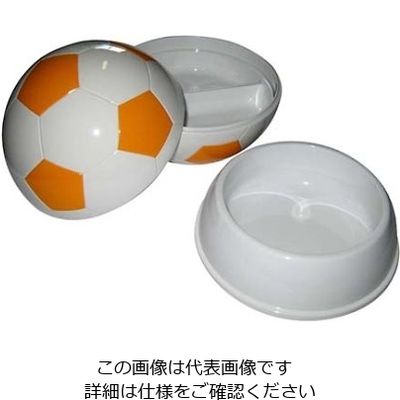 江部松商事 お子様ランチ皿 サッカーボール 大(仕切付)イエロー 61-6836-60 1個（直送品）